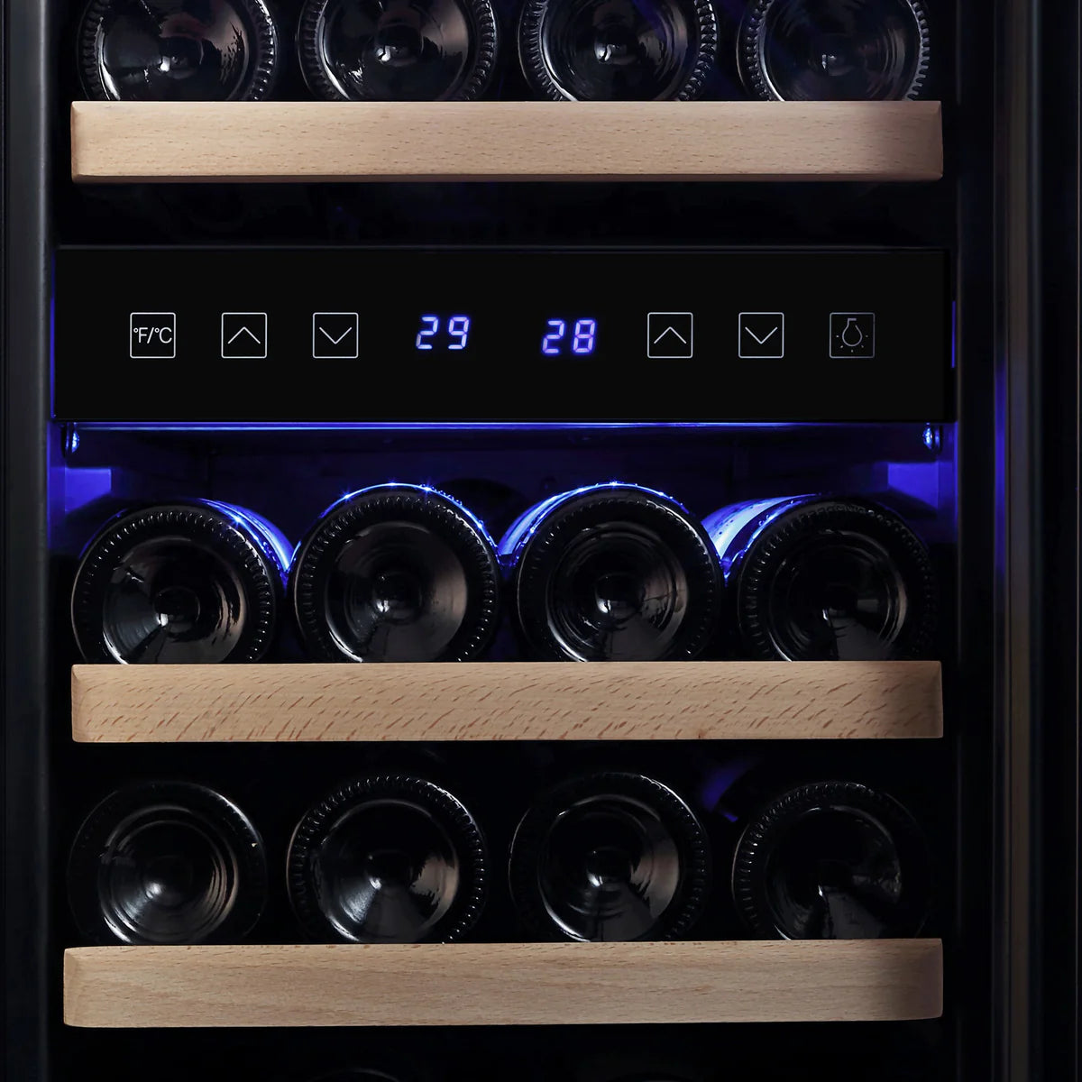 Empava EMPV-WC02D 15" Slim Dual Zone Wine Fridge