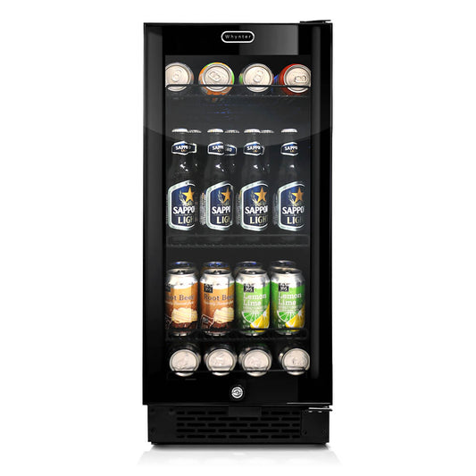 Whynter BBR-801BG Black Glass 100 Can Beverage Cooler