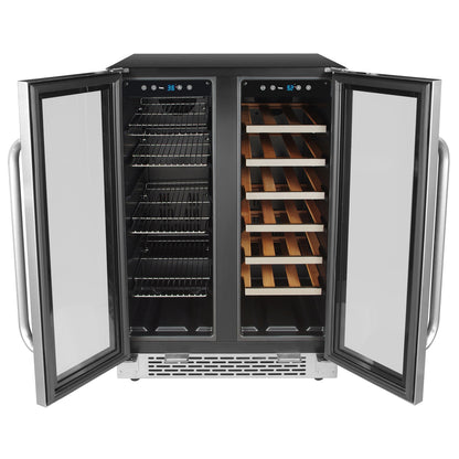 Whynter BWB-2060FDS Dual Zone Wine & Beverage Cooler