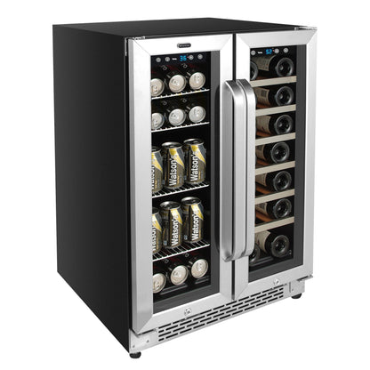 Whynter BWB-2060FDS Dual Zone Wine & Beverage Cooler