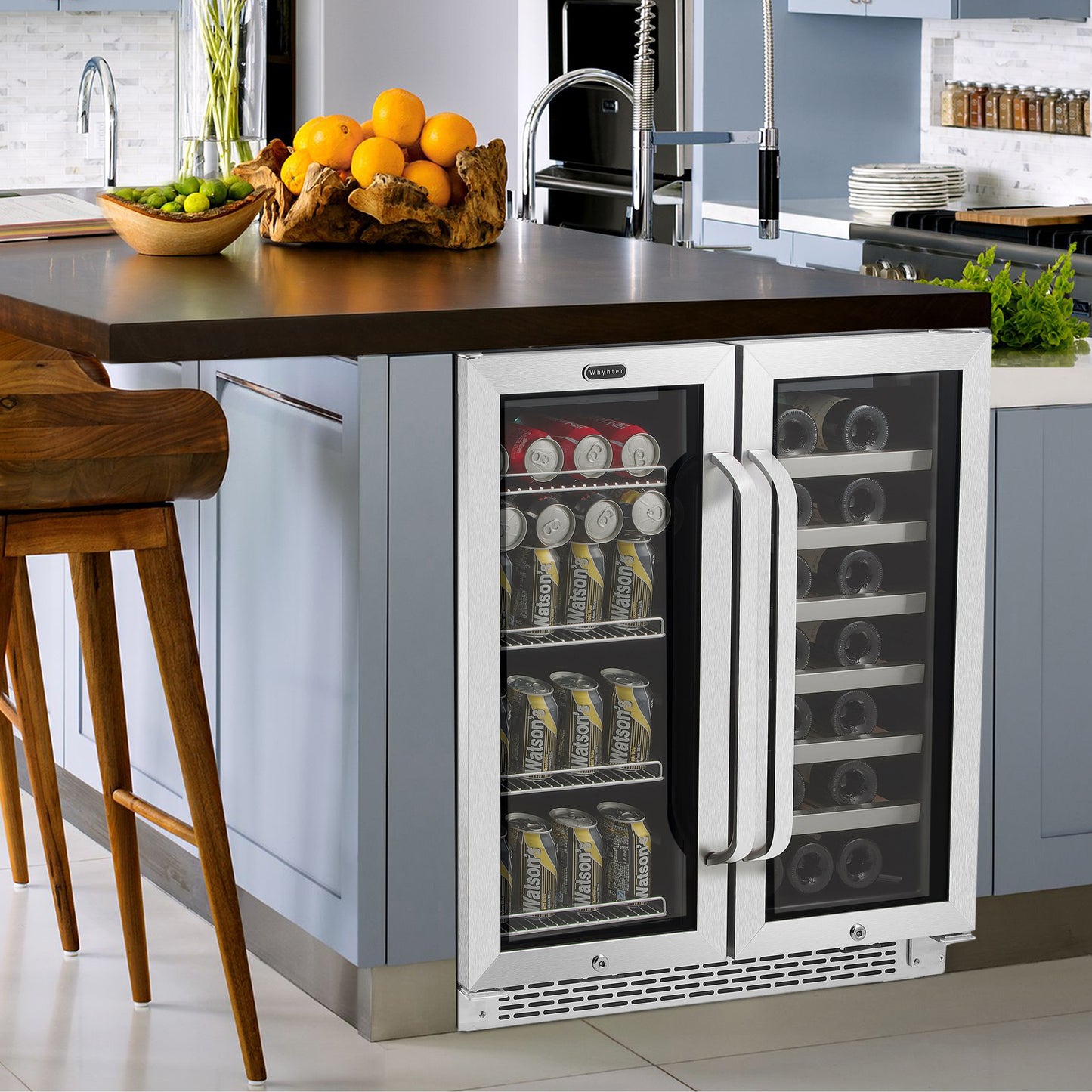 Whynter BWB-3388FDS Dual Zone Wine & Beverage Cooler