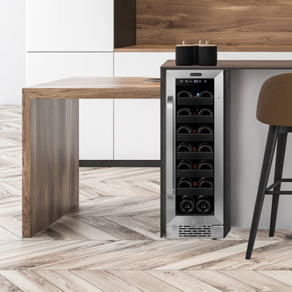 Whynter BWR-208SB Slim 20 Bottle Single Zone Wine Cooler