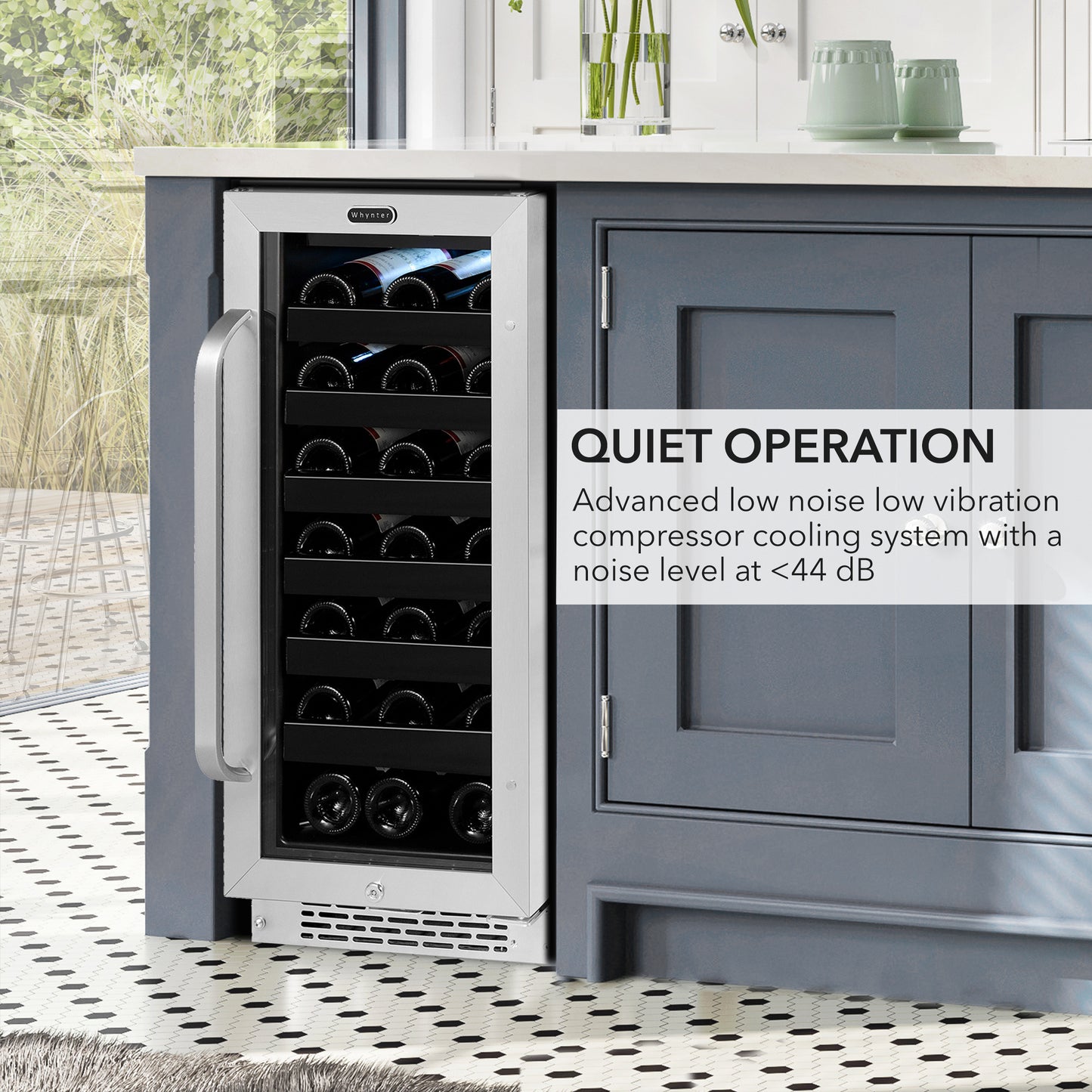 Whynter BWR-308SB 33 Bottle Single Zone Wine Cooler