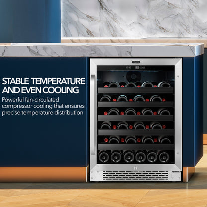 Whynter BWR-408SB 46 Bottle Single Zone Wine Cooler