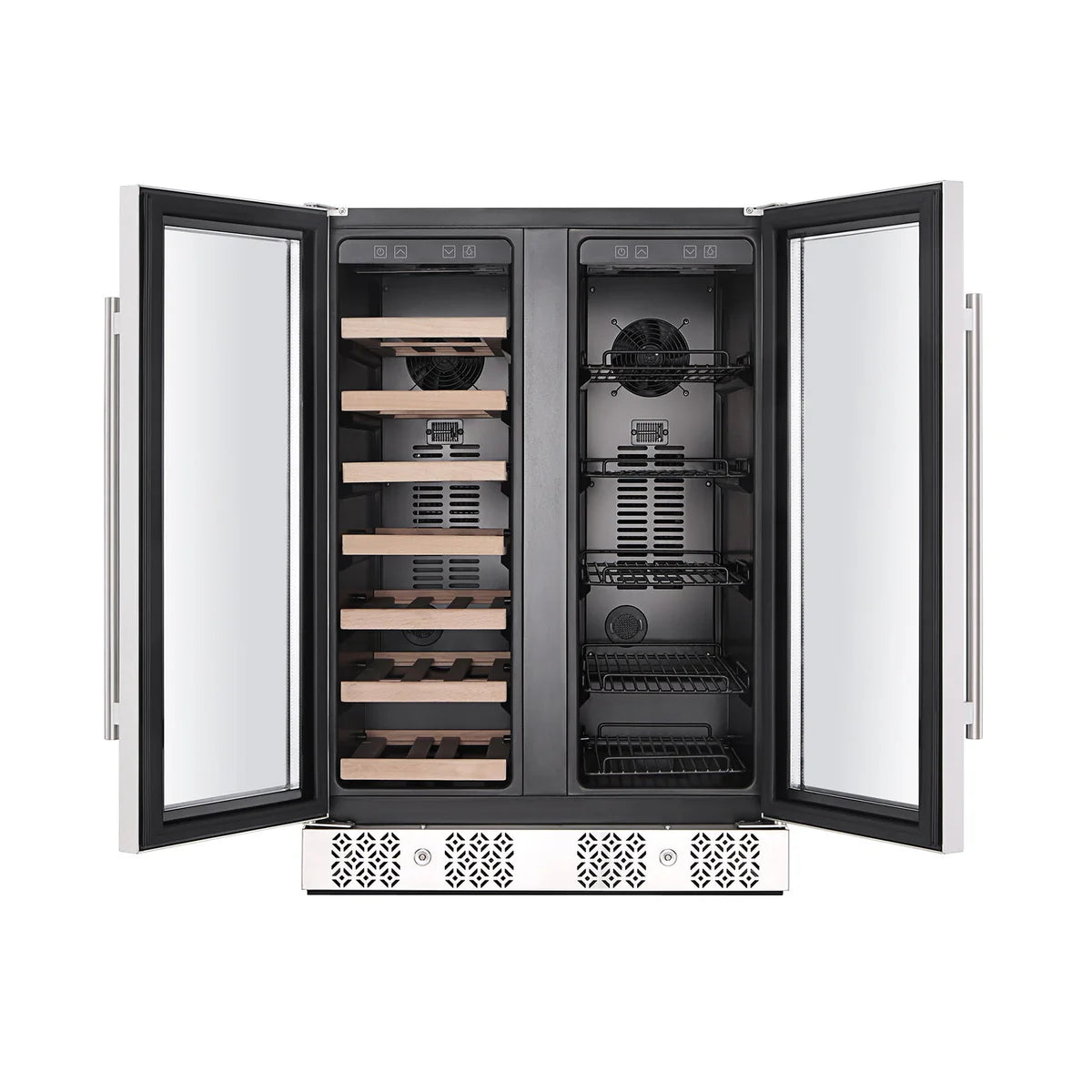 Empava EMPV-BR03D 24" Dual Zone Wine & Beverage Cooler
