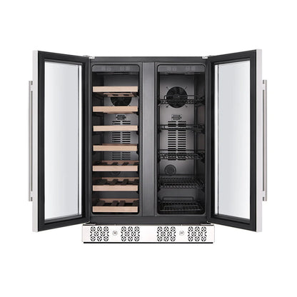 Empava EMPV-BR03D 24" Dual Zone Wine & Beverage Cooler