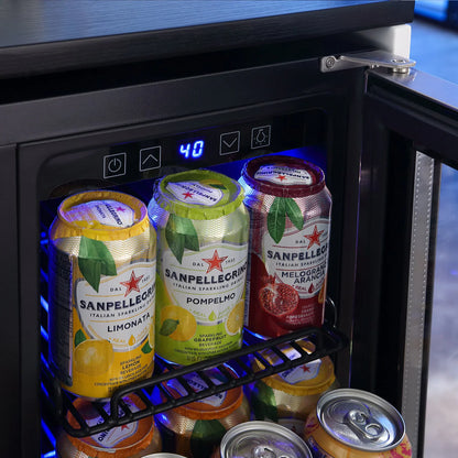 Empava EMPV-BR03D 24" Dual Zone Wine & Beverage Cooler