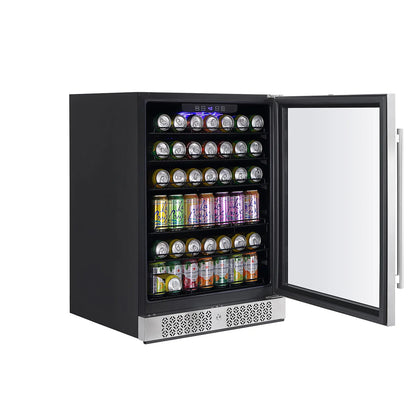 Empava EMPV-BR02S 24" Single Zone Beverage Fridge