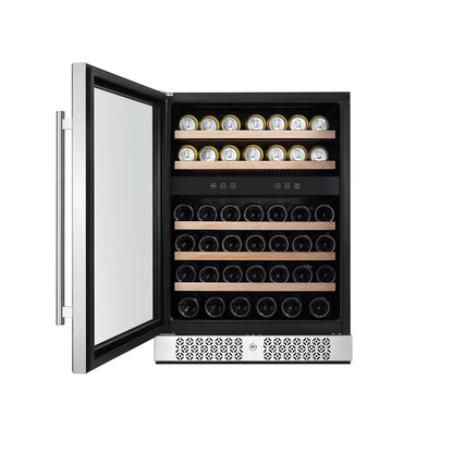Empava EMPV-WC04D 24" Dual Zone Wine & Beverage Cooler