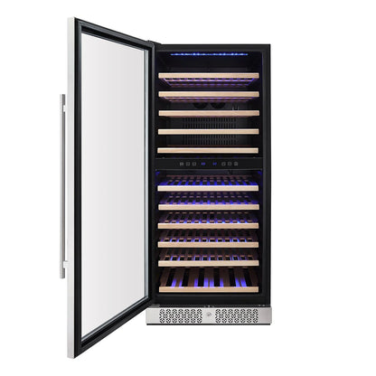 Empava EMPV-WC06D 55" Tall Dual Zone Wine Fridge