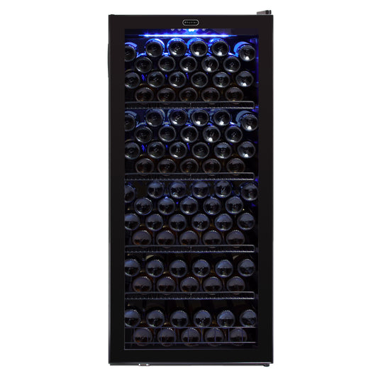 Whynter FWC-1201BB 124 Bottle Single Zone Wine Fridge