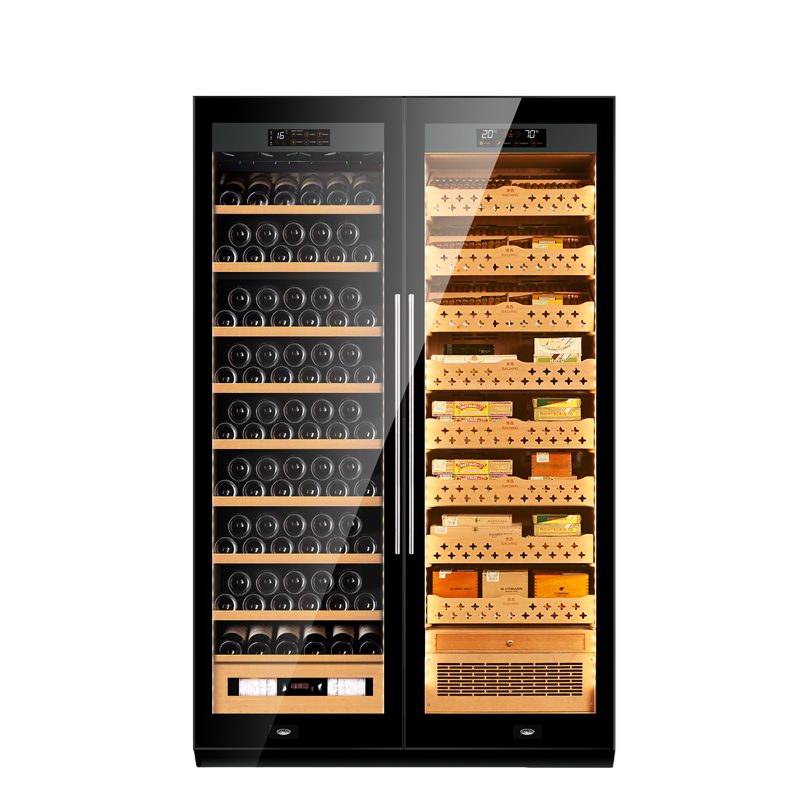 Raching SD800 Dual Zone Wine & Cigar Cabinet