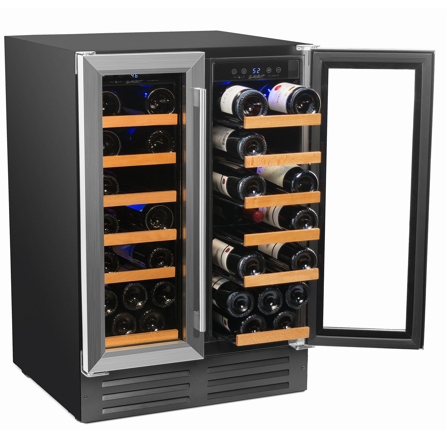 Smith & Hanks RW116D Dual Zone Stainless Steel Wine Cooler