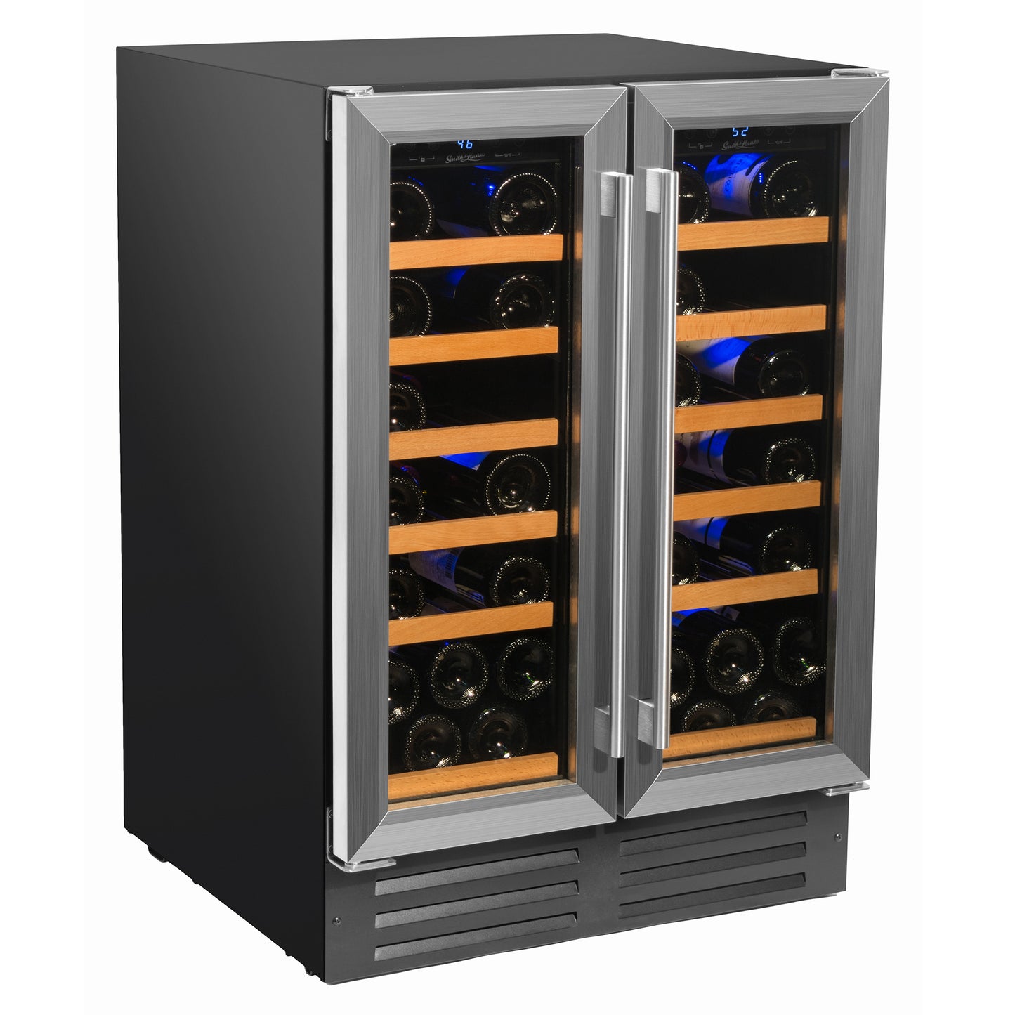 Smith & Hanks RW116D Dual Zone Stainless Steel Wine Cooler