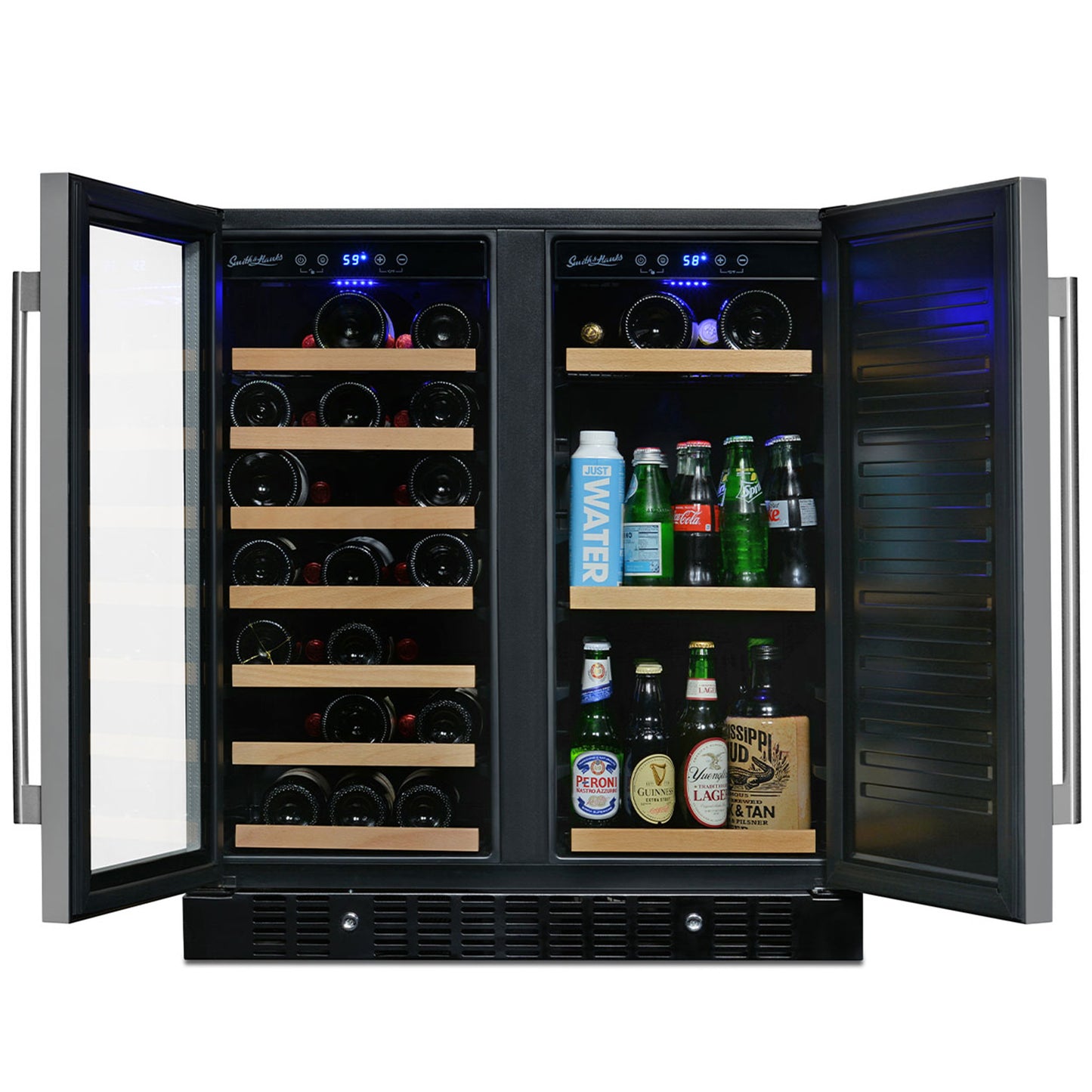 Smith & Hanks BEV176SD Stainless Steel Wine & Beverage Cooler