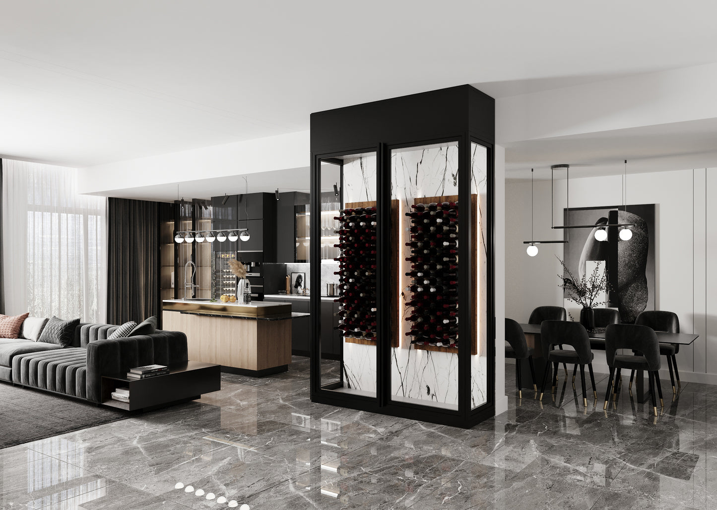 VITRUS Two Door Wine Cellar