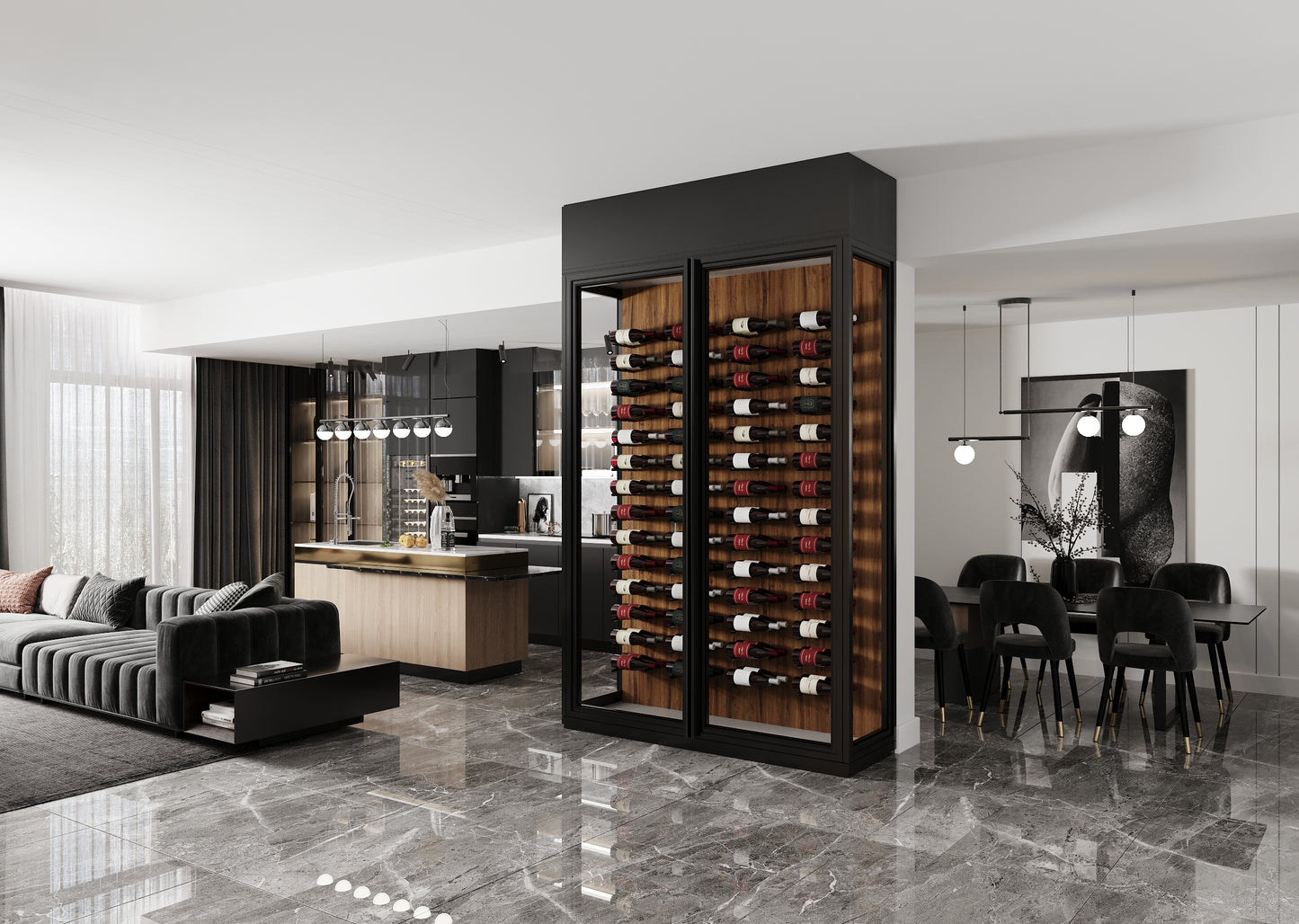 VITRUS Two Door Wine Cellar